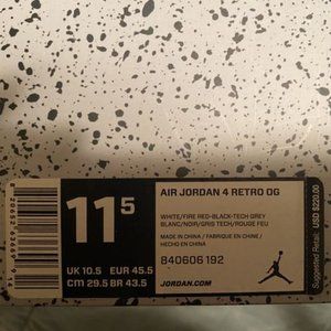 Air Jordan 4 Retro OG Cement